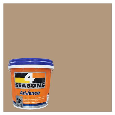 สีน้ำทาภายนอก TOA 4 SEASONS ADVANCE 8544 สี UNDER COVER กึ่งเงา 2.5 แกลลอน