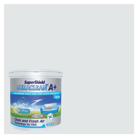 สีน้ำทาภายใน TOA SUPERSHIELD DURACLEAN A PLUS #8276 สี SNIPPET OF BLUE กึ่งเงา 2.5 แกลลอน_0
