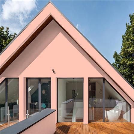 สีน้ำทาภายนอก TOA 4 SEASONS ADVANCE 8041 สี PINK MORN กึ่งเงา 2.5 แกลลอน_3