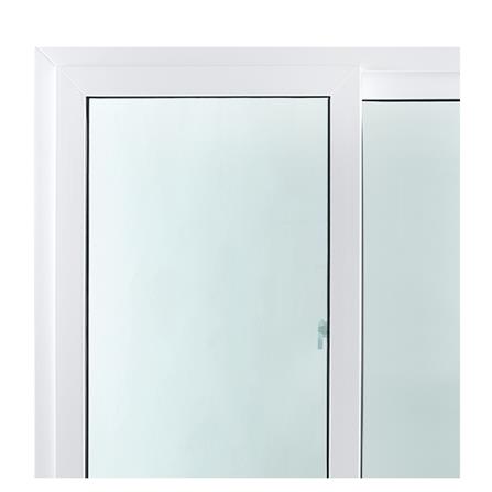 หน้าต่างบานเลื่อน UPVC S-S มุ้ง HOFFEN 120X110 ซม. สีขาว_1
