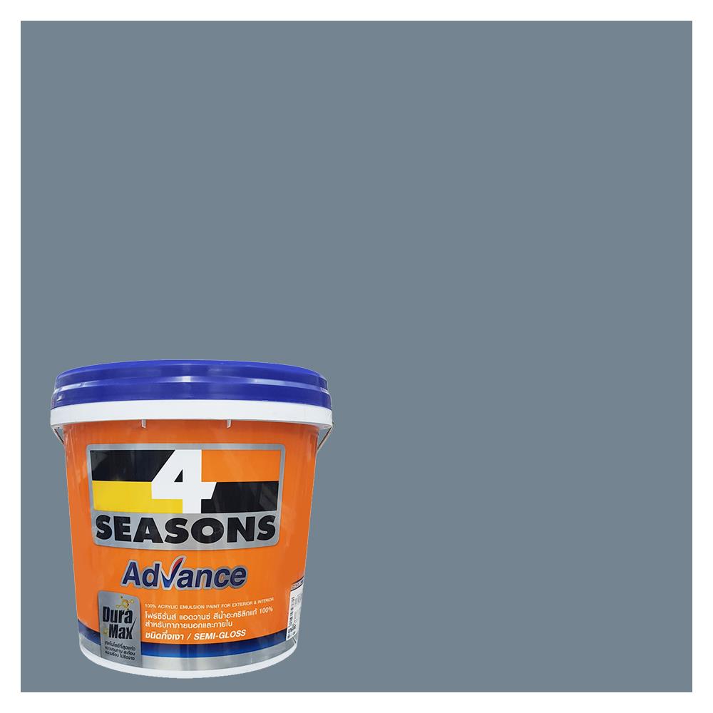 สีน้ำทาภายนอก TOA 4 SEASONS ADVANCE 8264 สี MIRADOR กึ่งเงา 2.5 แกลลอน