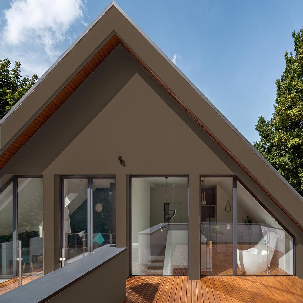 สีน้ำทาภายนอก ชนิดกึ่งเงา TOA 4 SEASONS ADVANCE 8757 สี COFFEECONNOISSEUR 2.5 แกลลอน