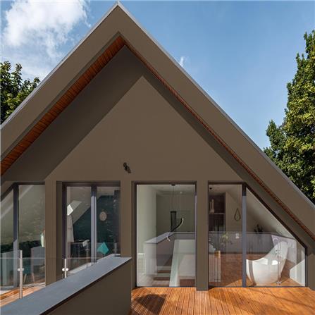 สีน้ำทาภายนอก ชนิดกึ่งเงา TOA 4 SEASONS ADVANCE 8757 สี COFFEECONNOISSEUR 2.5 แกลลอน_3