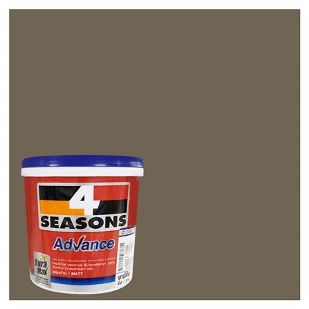 สีน้ำทาภายนอก ชนิดด้าน TOA 4 SEASONS ADVANCE 8446 สี LIMESTONE POINT 2.5 แกลลอน_0