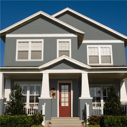 สีน้ำทาภายนอก TOA 4 SEASONS ADVANCE 8328 สี SLIPPERY SHALE ด้าน 2.5 แกลลอน_3