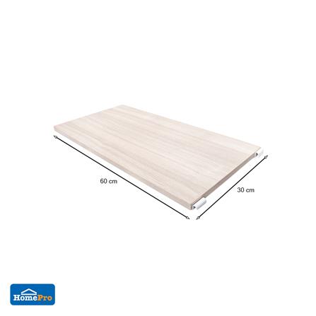 แผ่นชั้นไม้เมลามีน STACKO COZI 60x30x1.6 ซม. สีวอลนัท_4