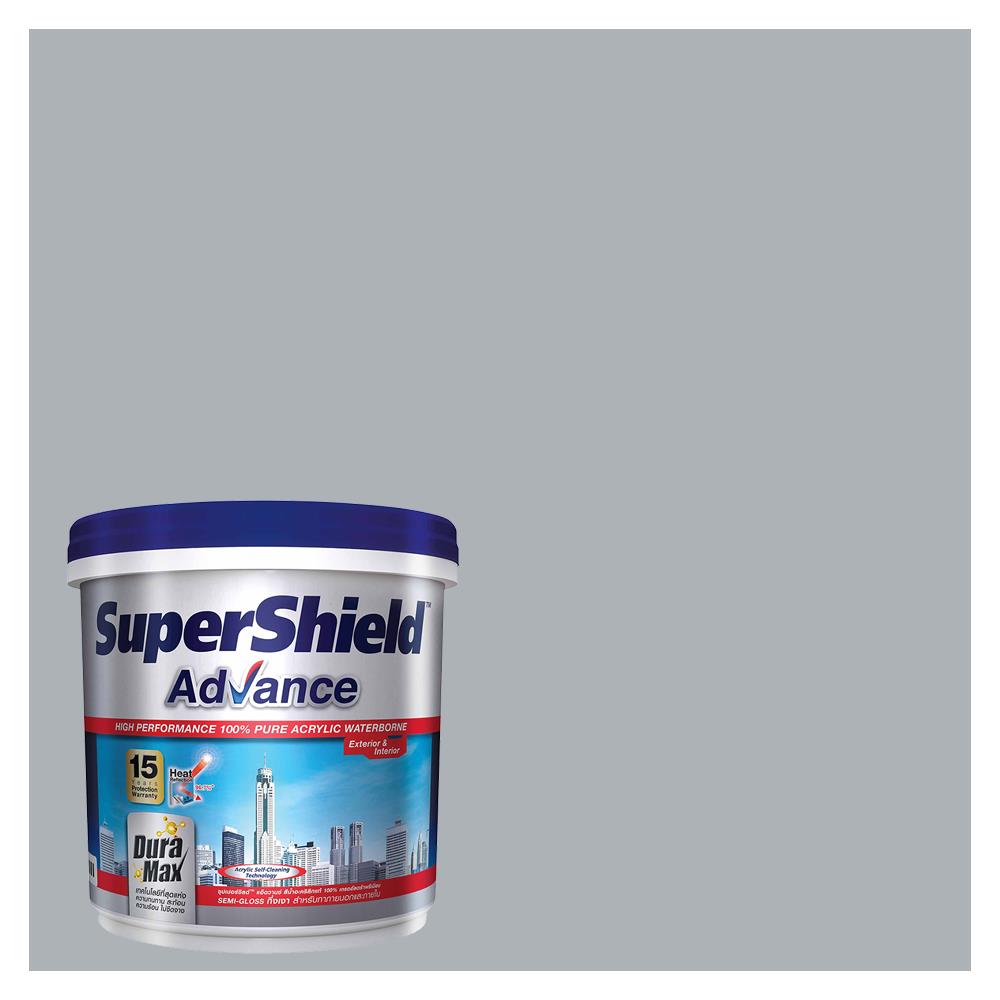 สีน้ำทาภายนอก TOA SUPERSHIELD ADVANCE 8257 สี DOLPHIN DANCE กึ่งเงา 9 ลิตร