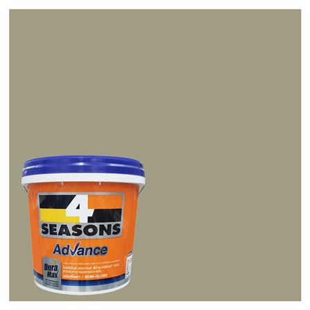 สีน้ำทาภายนอก TOA 4 SEASONS ADVANCE #8480 สี HEADFOR THE BEACH กึ่งเงา 2.5 แกลลอน_0