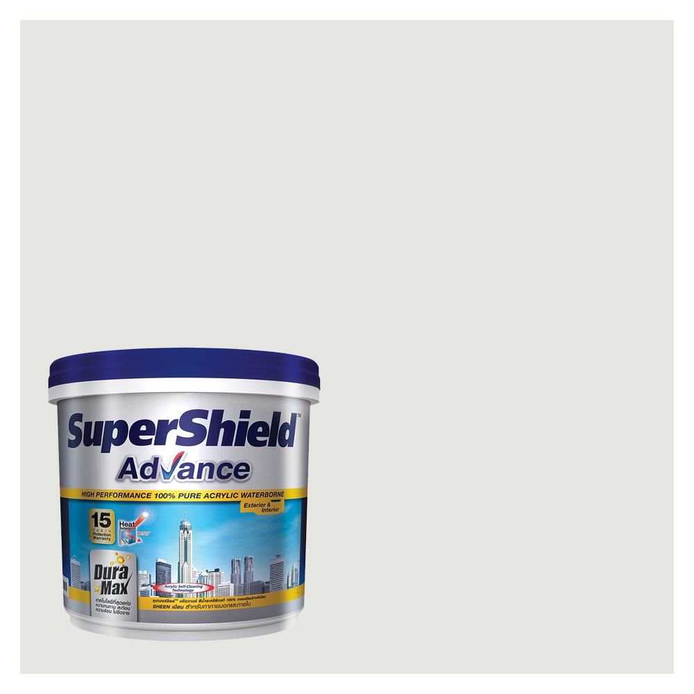 สีน้ำทาภายนอก TOA SUPERSHIELD ADVANCE 8292 สี QUICK GREY เนียน 9 ลิตร
