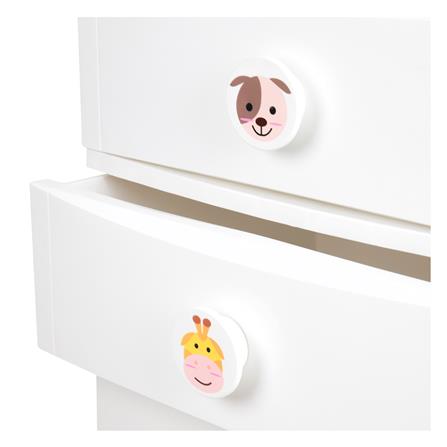 ตู้ลิ้นชัก 4 ชั้น STACKO C12 56X45X105 ซม. ANIMAL สีขาว_3