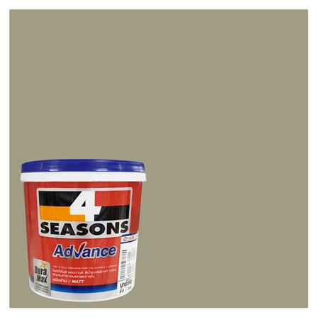 สีน้ำทาภายนอก TOA 4 SEASONS ADVANCE 8480 สี HEAD FOR THE BEACH ด้าน 2.5 แกลลอน_0