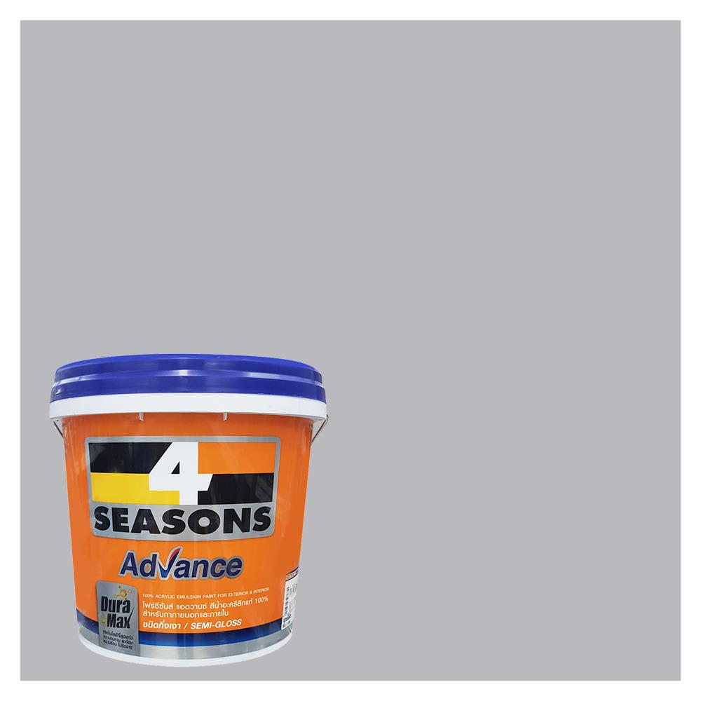 สีน้ำทาภายนอก TOA 4 SEASONS ADVANCE #8250 สี OCTOBER SKY กึ่งเงา 2.5 แกลลอน