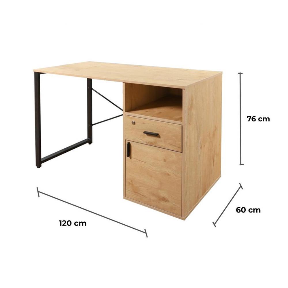 โต๊ะทำงาน FURDINI TERRY CT-1513 สี NATURAL