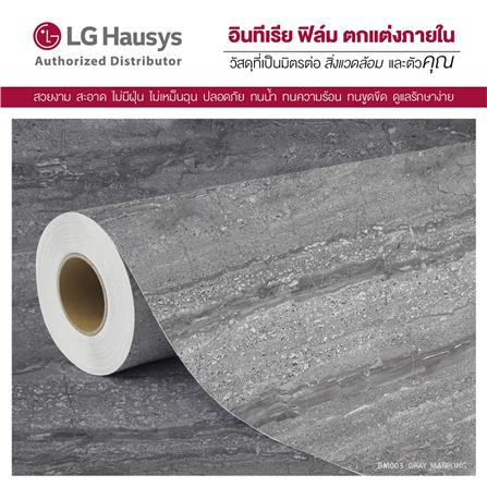 วอลล์สติ๊กเกอร์ LX HAUSYS BM003 1.22X2 ม. สีเทา_2