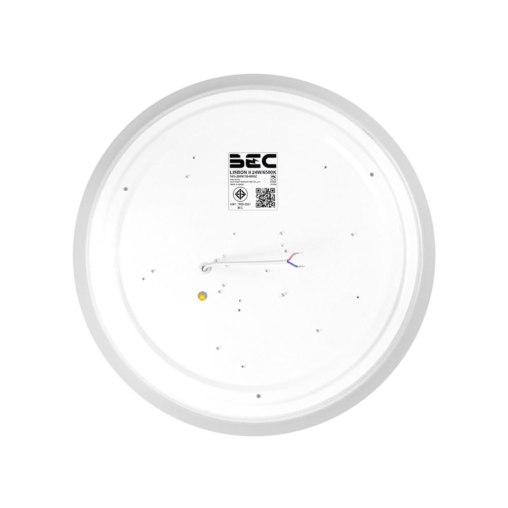 ไฟเพดาน LED BEC LISBON II 15 นิ้ว 24 วัตต์ DAYLIGHT สีขาว