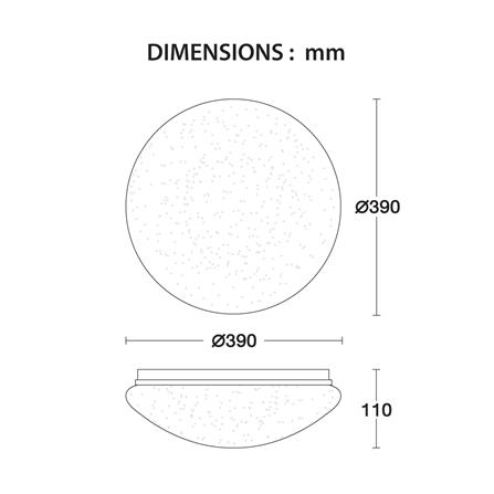 ไฟเพดาน LED BEC LISBON II 15 นิ้ว 24 วัตต์ DAYLIGHT สีขาว_3