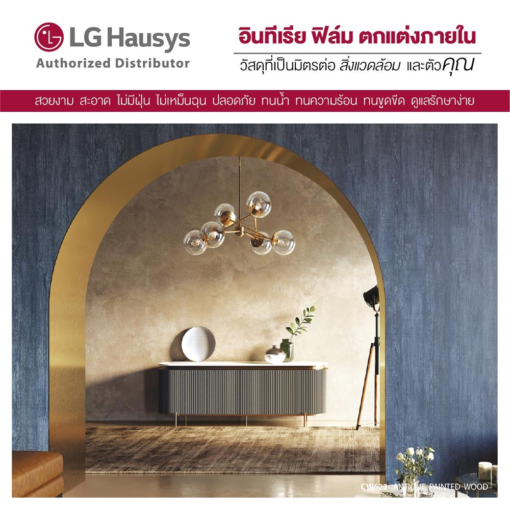 วอลล์สติ๊กเกอร์ LX HAUSYS EW622 1.22x2 ม. สีเทาเข้ม