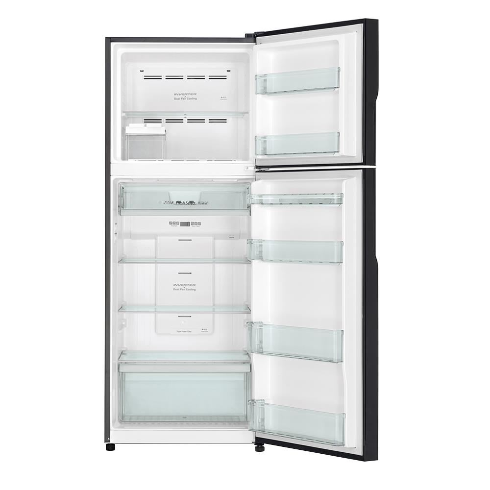 ตู้เย็น 2 ประตู HITACHI RVX350PF-1BSL 12 คิว สเตนเลส อินเวอร์เตอร์