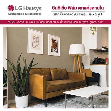 วอลล์สติ๊กเกอร์ LX HAUSYS ML013 1.22x2 ม. สีครีม_3