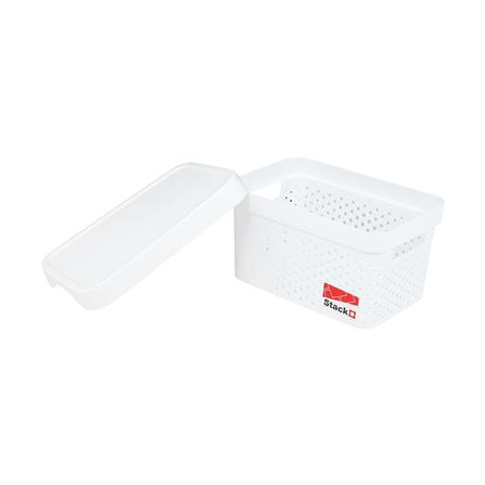 กล่องฝาปิด STACKO BALM S 22x31.6x17 ซม. สีขาว_2