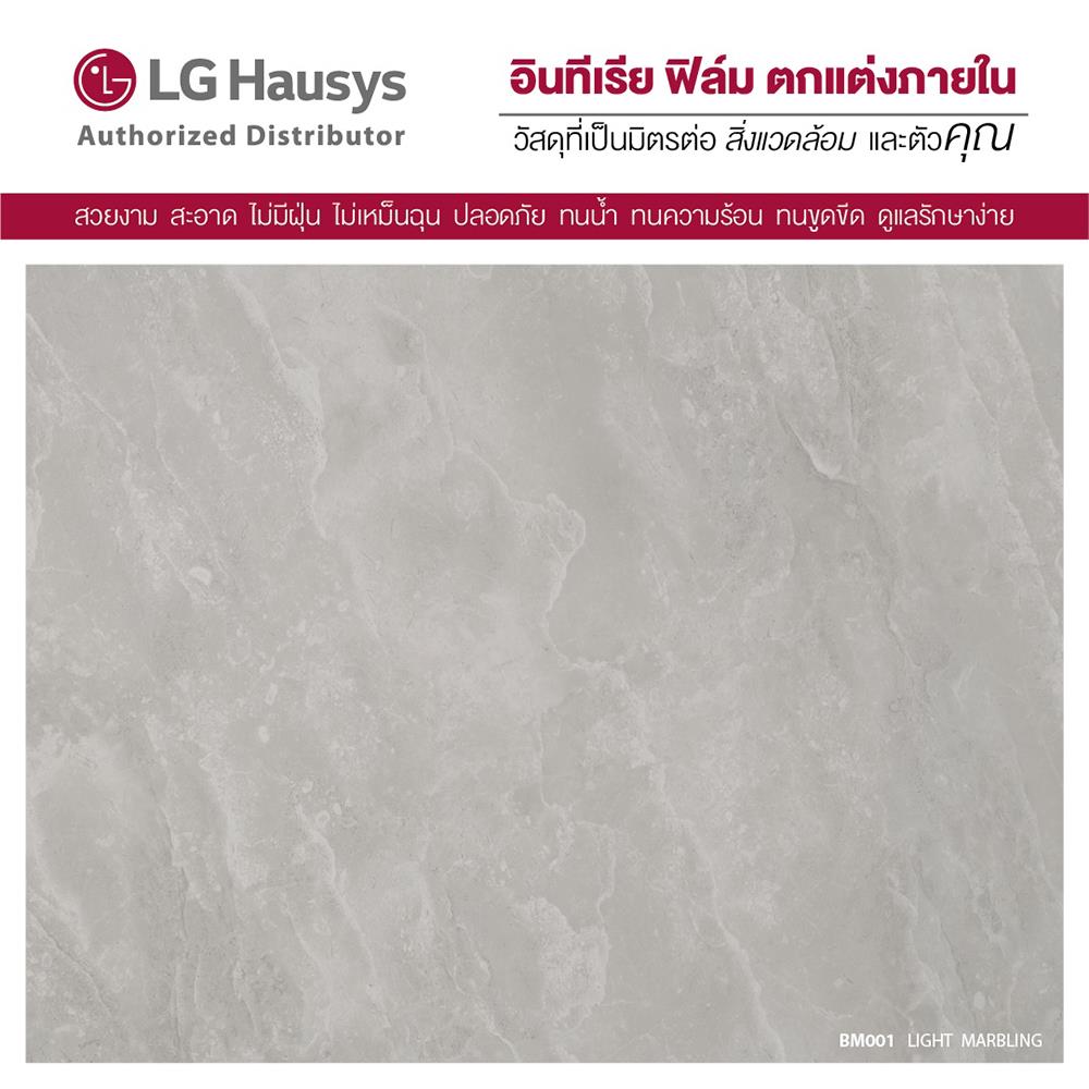 วอลล์สติ๊กเกอร์ LX HAUSYS BM001 1.22x2 ม. สีเทา