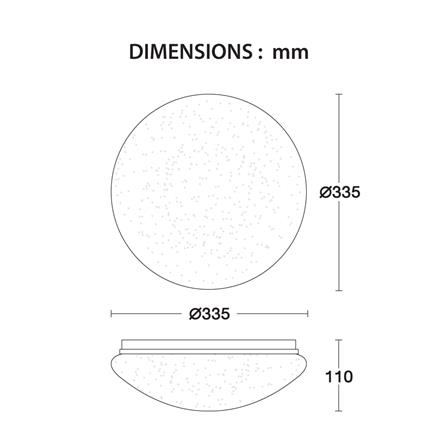 ไฟเพดาน LED BEC LISBON II 13 นิ้ว 18 วัตต์ DAYLIGHT สีขาว_3