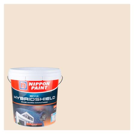 สีน้ำทาภายนอก NIPPON PAINT HYBRIDSHIELD สี PEACH PINCH #NPOW1022P กึ่งเงา 2.5 แกลลอน_0