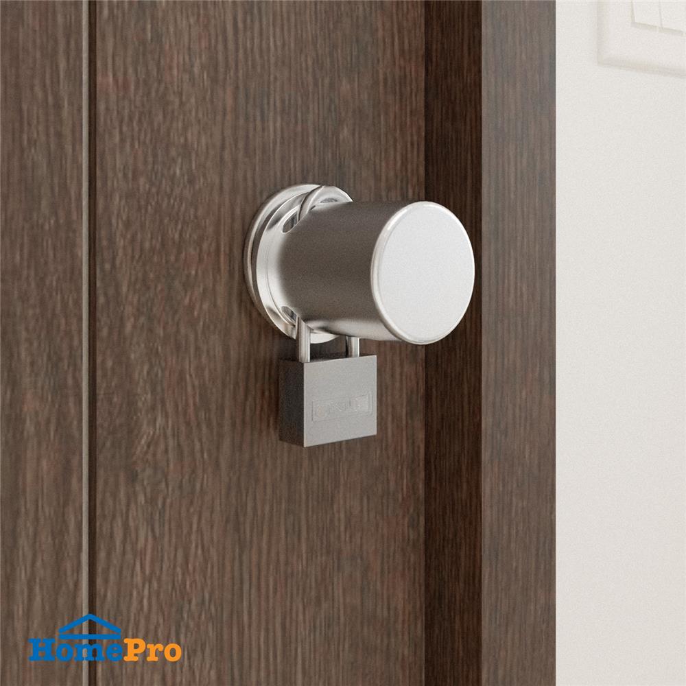 กุญแจพร้อมฝาครอบลูกบิด AZLE 50 มม. สีสเตนเลส