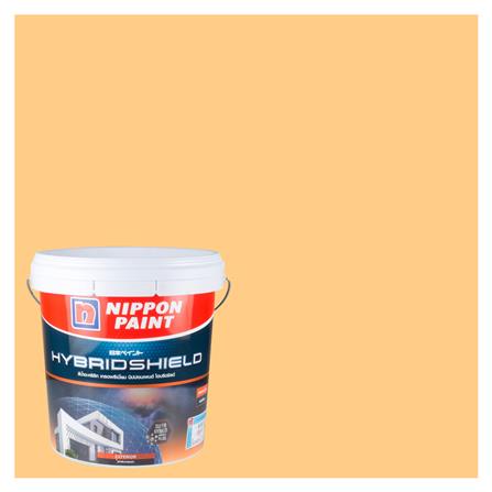 สีน้ำทาภายนอก NIPPON PAINT HYBRIDSHIELD สี BABY WISHES #NPYO1189P กึ่งเงา 2.5 แกลลอน_0