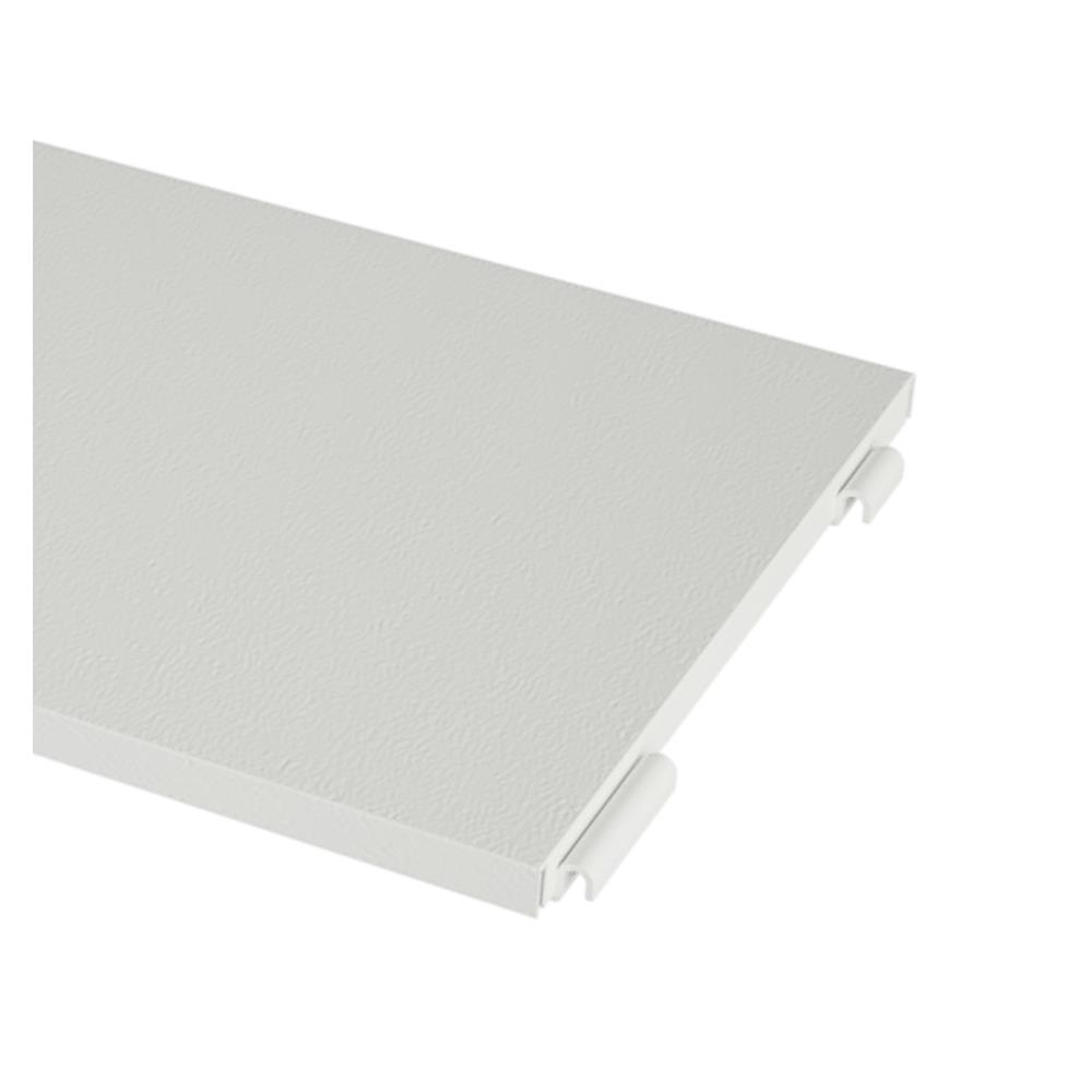 แผ่นชั้นเหล็กเรียบ STACKO COZI 60X30X1.8 ซม. สีขาว