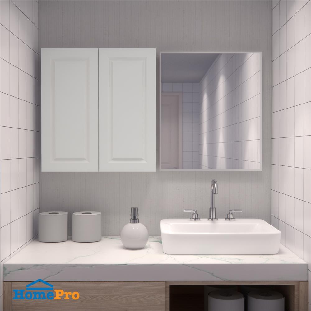 ตู้เก็บของบานคู่-ลูกฟัก MOYA CAB-002-WH 70 ซม.