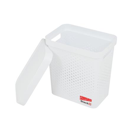 กล่องฝาปิด STACKO BALM L 22x31.6x33 ซม. สีขาว_2