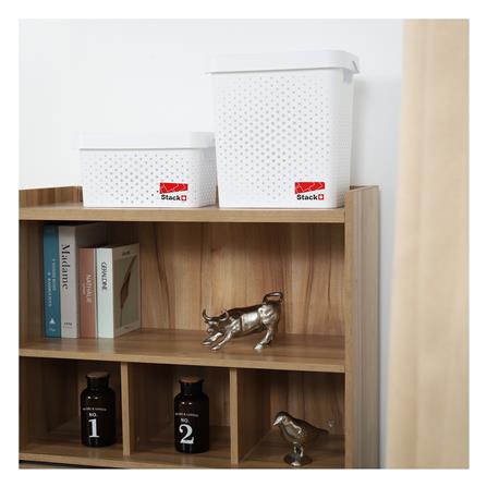 กล่องฝาปิด STACKO BALM L 22x31.6x33 ซม. สีขาว_4