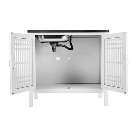 ตู้ตั้งพื้น CABIN GROOVE-ECO 1หลุม 1ที่พัก สีขาว_3