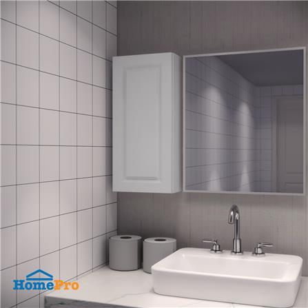 ตู้เก็บของบานเดี่ยว-ลูกฟัก MOYA CAB-001-WH 35 ซม._6