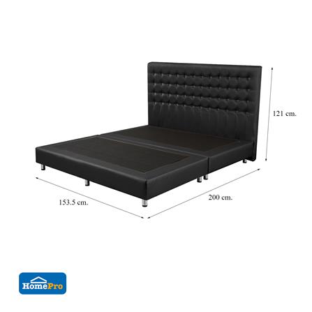 ฐานรองหัวเตียง 5 ฟุต HOME LIVING STYLE BERLIN สีดำ_6