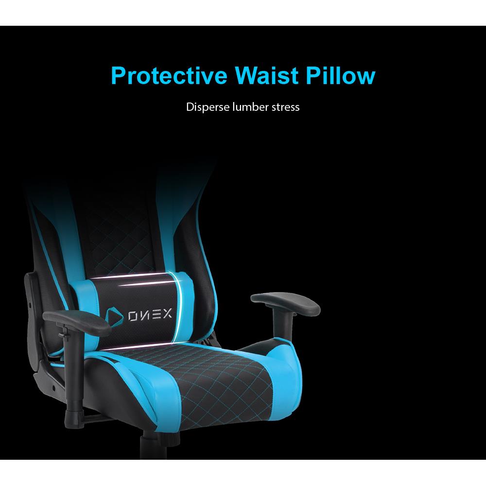 D.I.Y เก้าอี้เกมมิ่ง ONE-X GX3 สีดำ/ฟ้า