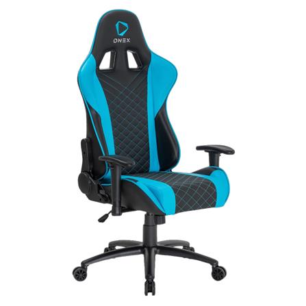 D.I.Y เก้าอี้เกมมิ่ง ONE-X GX3 สีดำ/ฟ้า_1