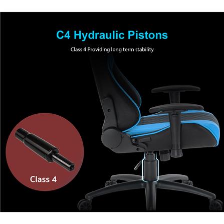 D.I.Y เก้าอี้เกมมิ่ง ONE-X GX3 สีดำ/ฟ้า_11