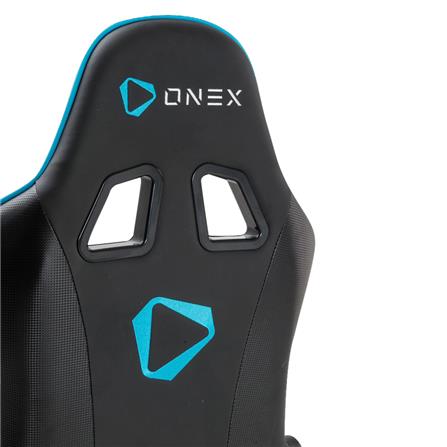 D.I.Y เก้าอี้เกมมิ่ง ONE-X GX3 สีดำ/ฟ้า_6