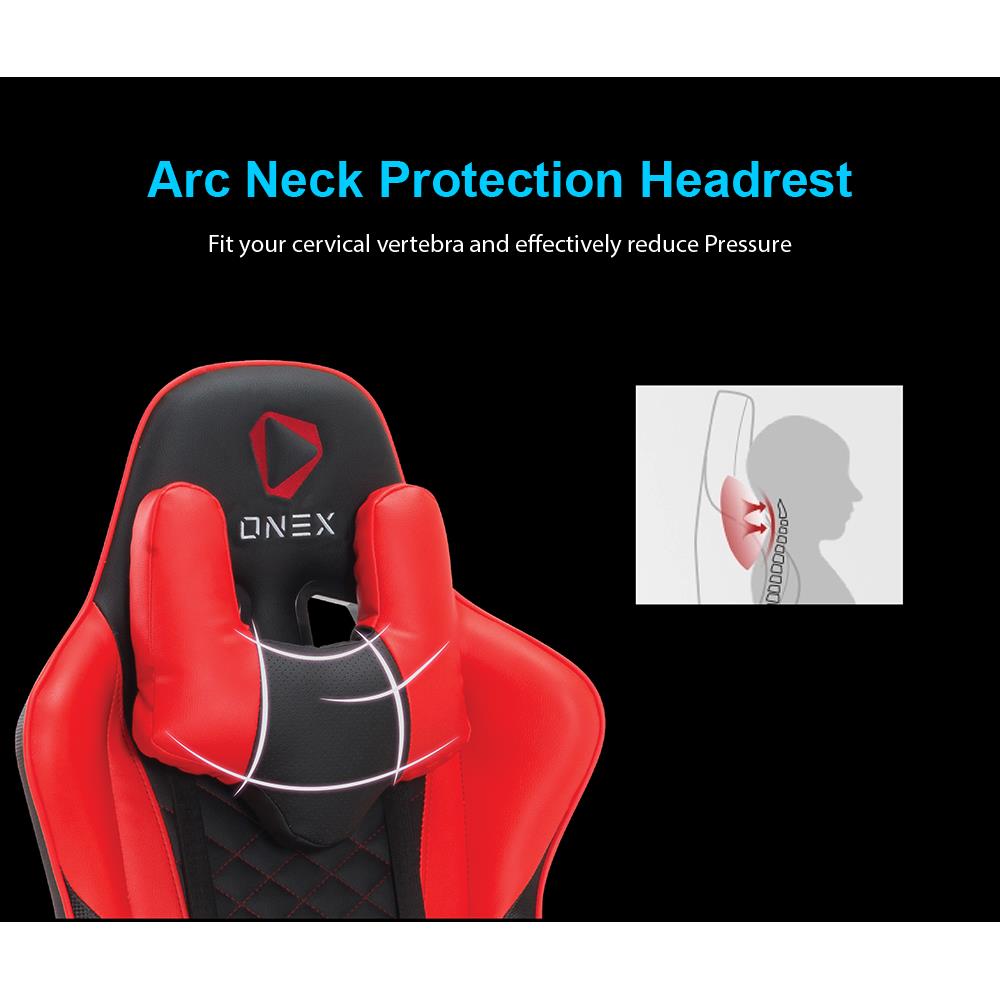 D.I.Y เก้าอี้เกมมิ่ง ONE-X GX3 สีดำ/แดง