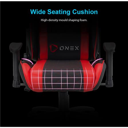 D.I.Y เก้าอี้เกมมิ่ง ONE-X GX3 สีดำ/แดง_9
