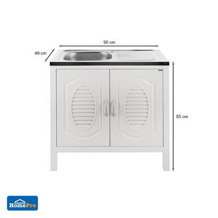 ตู้ตั้งพื้น CABIN LILY-ECO 1หลุม 1ที่พัก 90 ซม. สีครีม_6