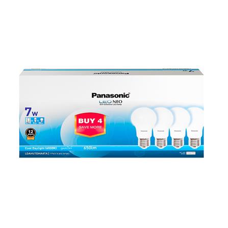 หลอด LED PANASONIC NEO 7 วัตต์ DAYLIGHT E27 แพ็ก 4 ชิ้น_2