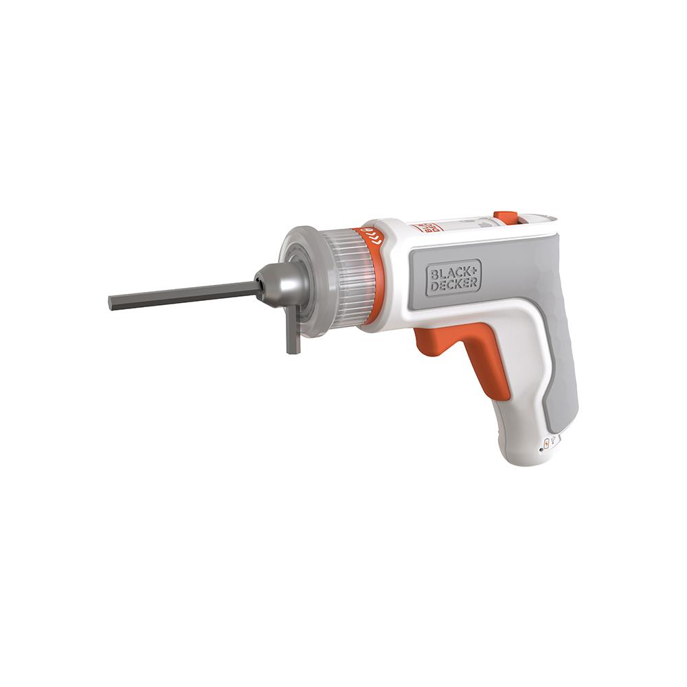 สว่านไขควงไร้สาย (พร้อมแบตเตอรี่) BLACK&DECKER BCRTA01-B1 4 โวลต์