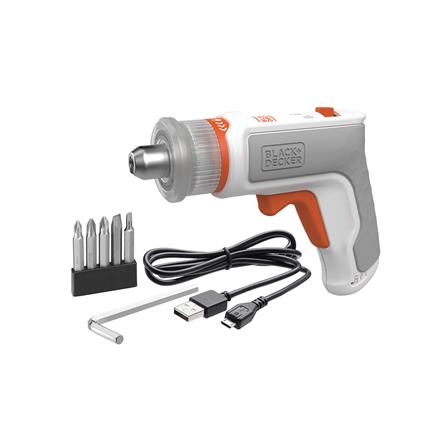 สว่านไขควงไร้สาย (พร้อมแบตเตอรี่) BLACK&DECKER BCRTA01-B1 4 โวลต์_1