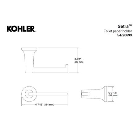 ที่ใส่กระดาษ KOHLER K-R26693-BL สีดำ_2