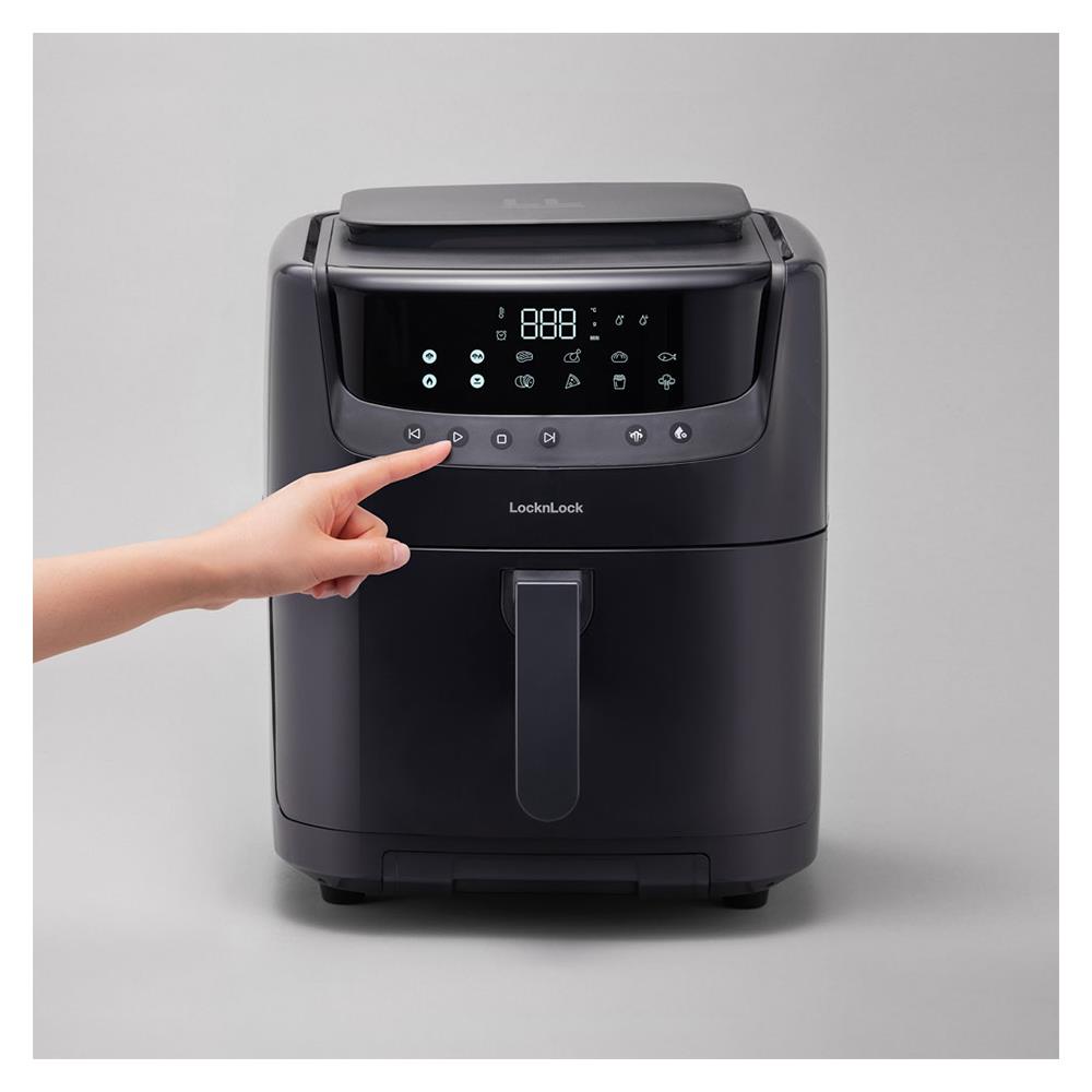 หม้อทอด LOCKNLOCK EJF881GRY 7 ลิตร สีเทา