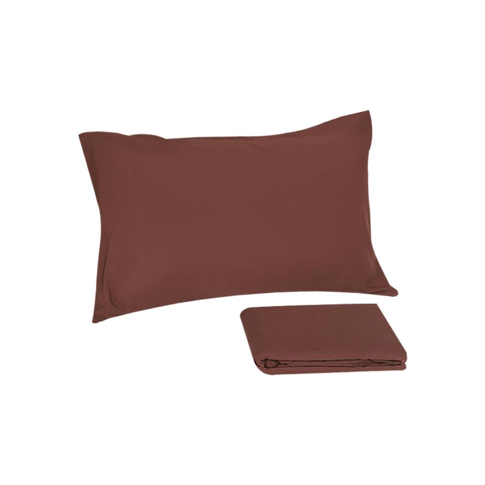 ชุดผ้าปูที่นอน TOPPER 3.5 ฟุต 2 ชิ้น HOME LIVING STYLE TWIN สีน้ำตาล