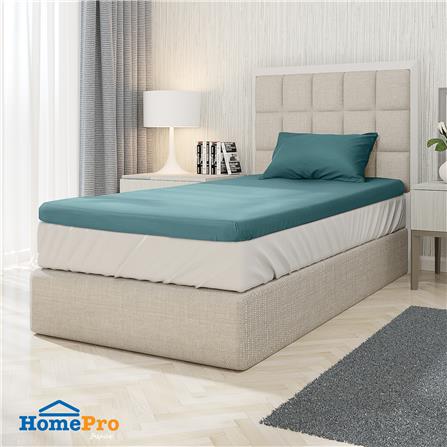 ชุดผ้าปูที่นอน TOPPER 3.5 ฟุต 2 ชิ้น HOME LIVING STYLE TWIN สีเขียว
